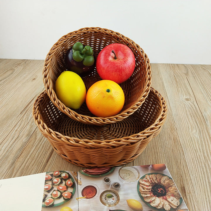 Women’s basket set made of woven natural material Kalsten