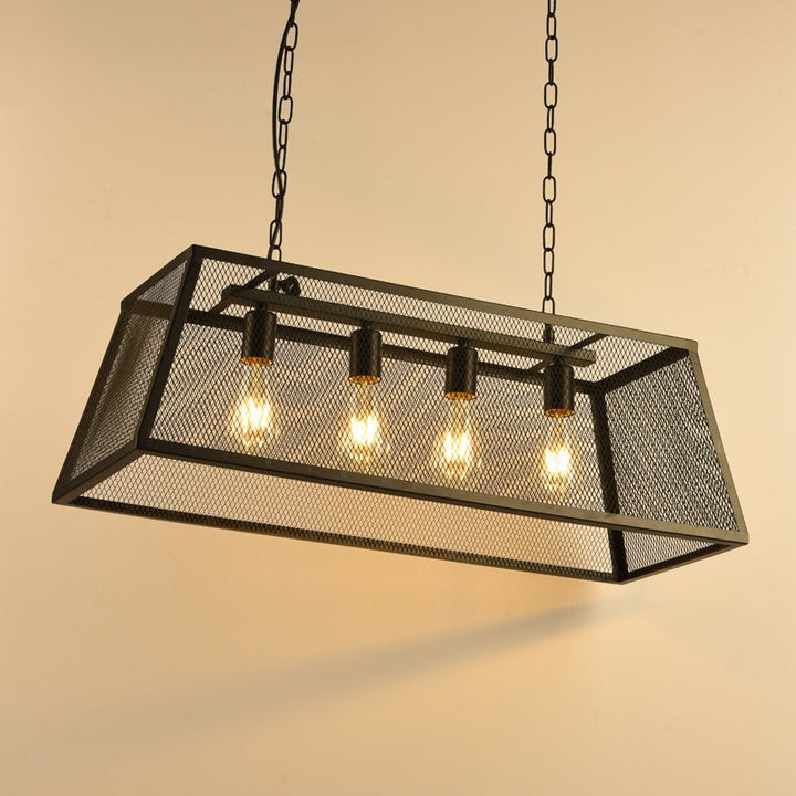 Industrial Geometric Pendant Light