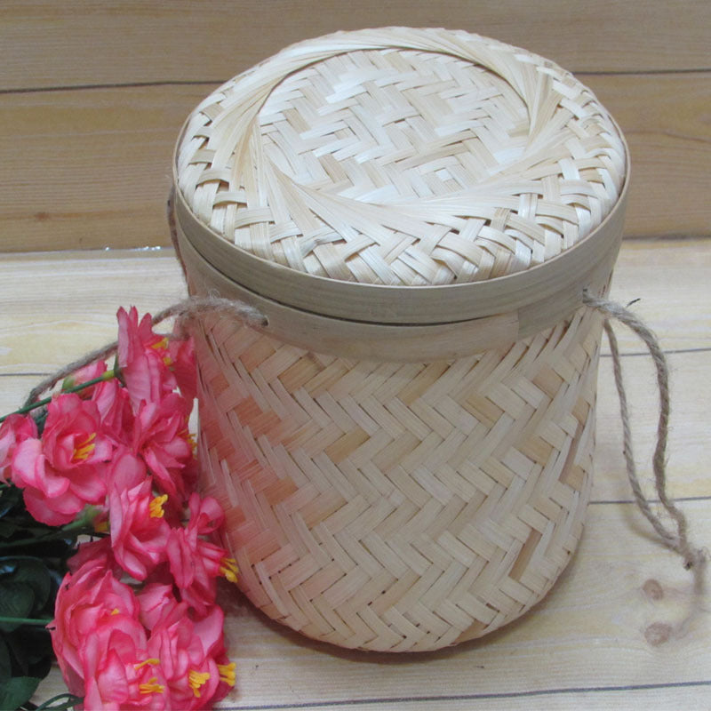 Natural Woven Storage Canister Kalsten