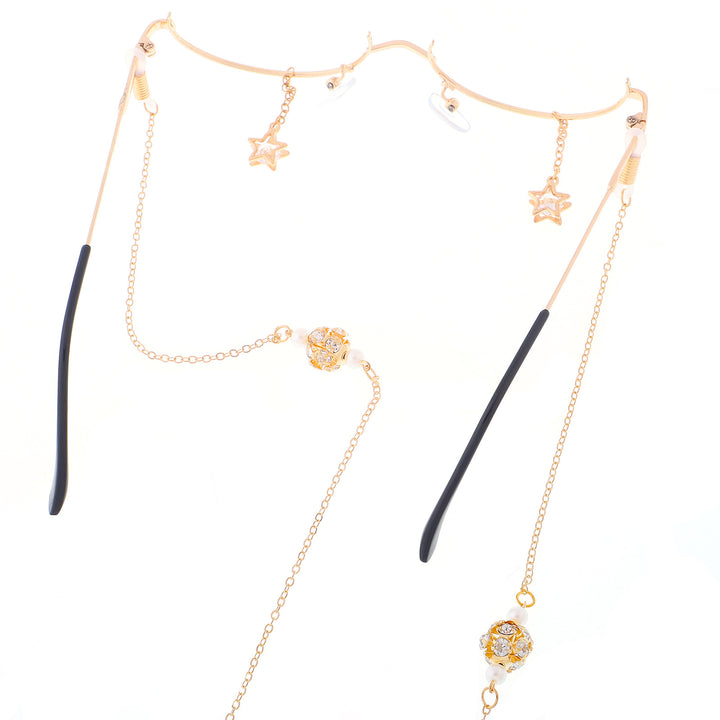 Decorative Star-Accented Eyewear Chain Kalsten