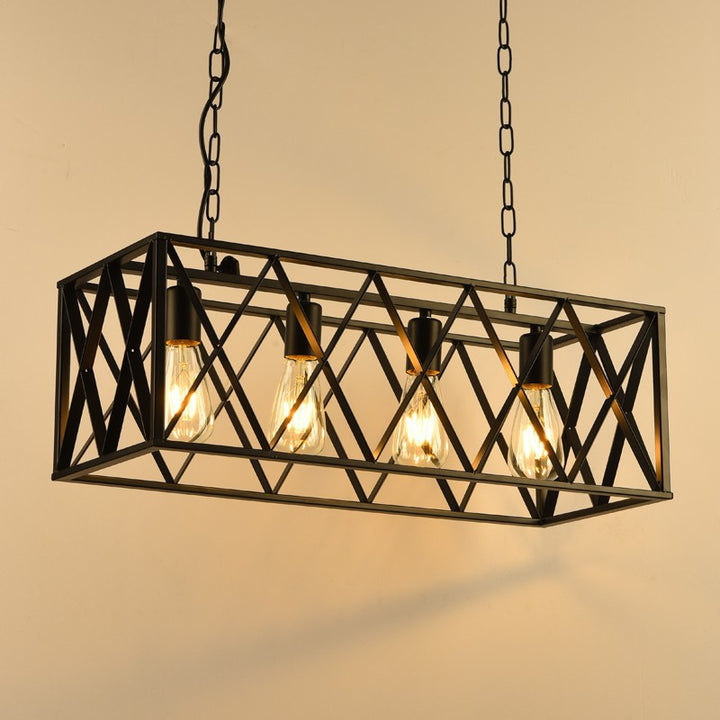 Industrial Geometric Pendant Light