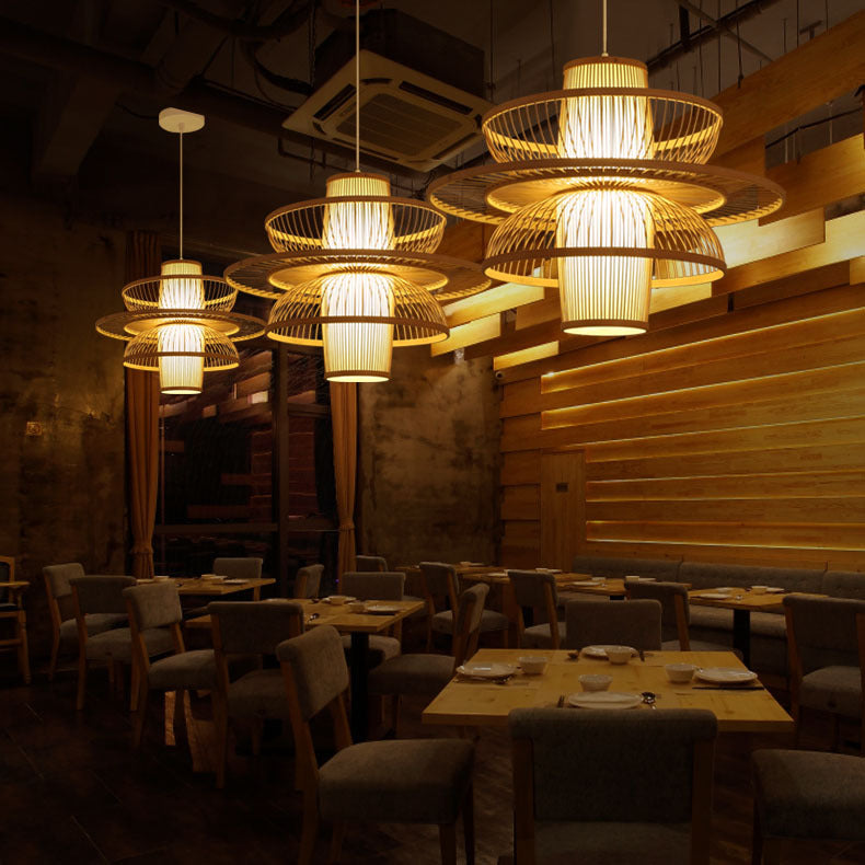 Bohemian Woven Pendant Light