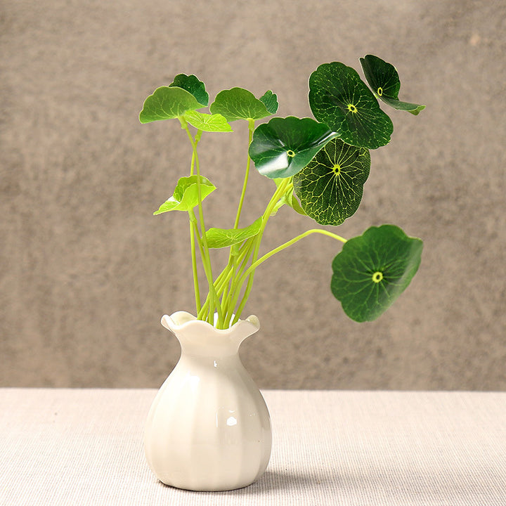 Elegant Curved Ceramic Flower Vase Kalsten