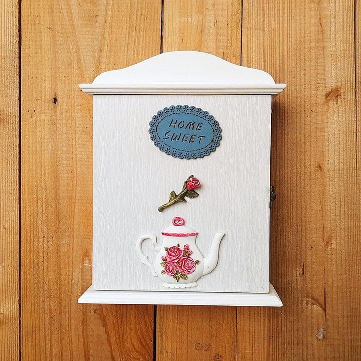 Decorative Wall-Mounted Teapot Organizer