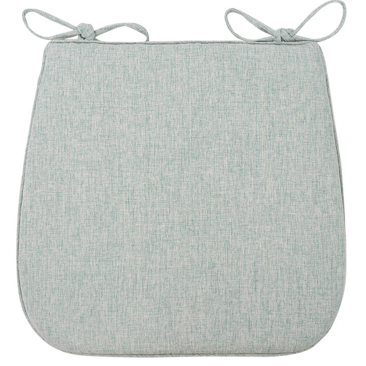 Padded chair cushion with ties and breathable linen mix Kalsten
