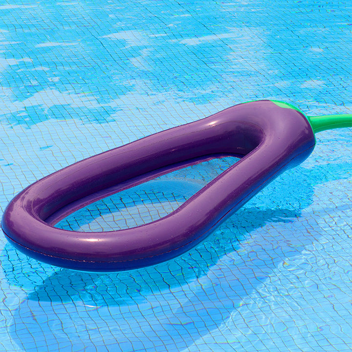 Women inflatable comfort lounger in Aubergine design Kalsten