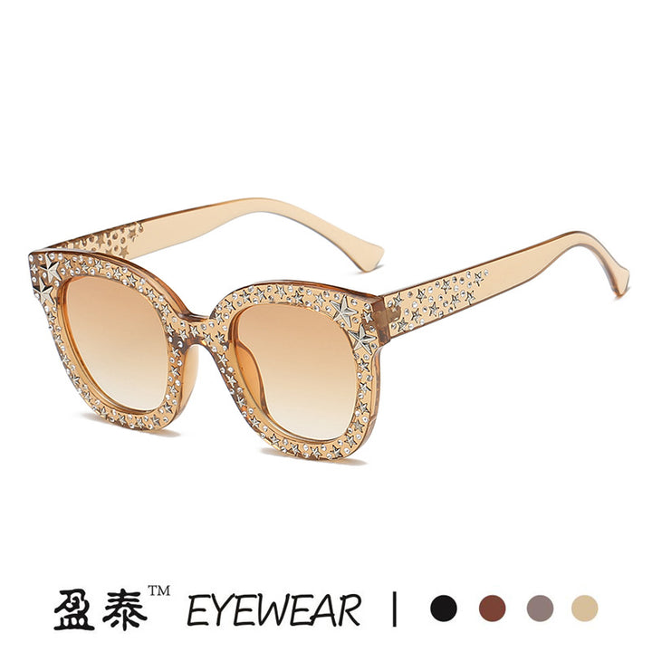 Ladies extravagant Cat-Eye sunglasses with dazzling rhinestone embellishments Kalsten