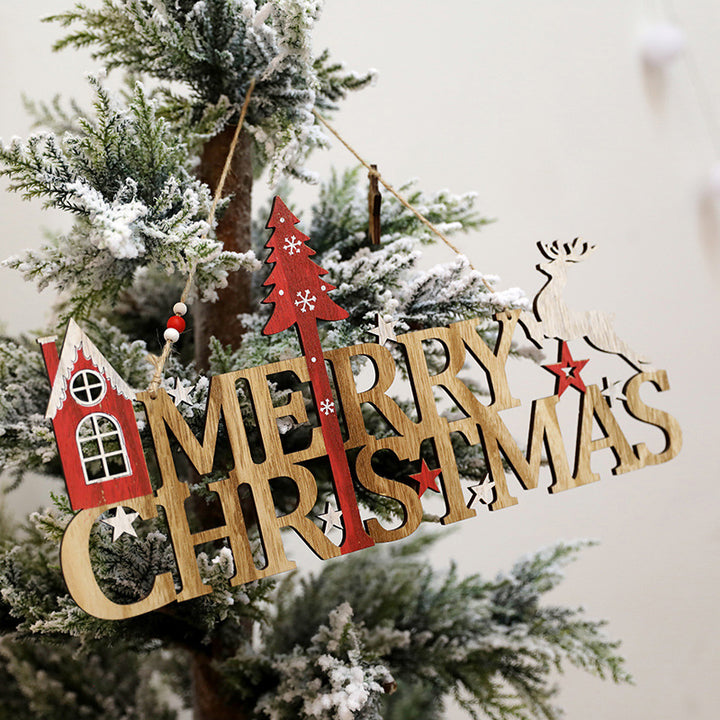 Wooden Christmas Decoration Sign