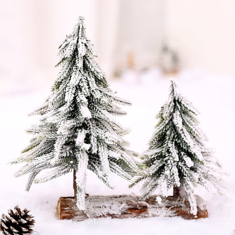 Artificial Snowy Pine Tree Decor