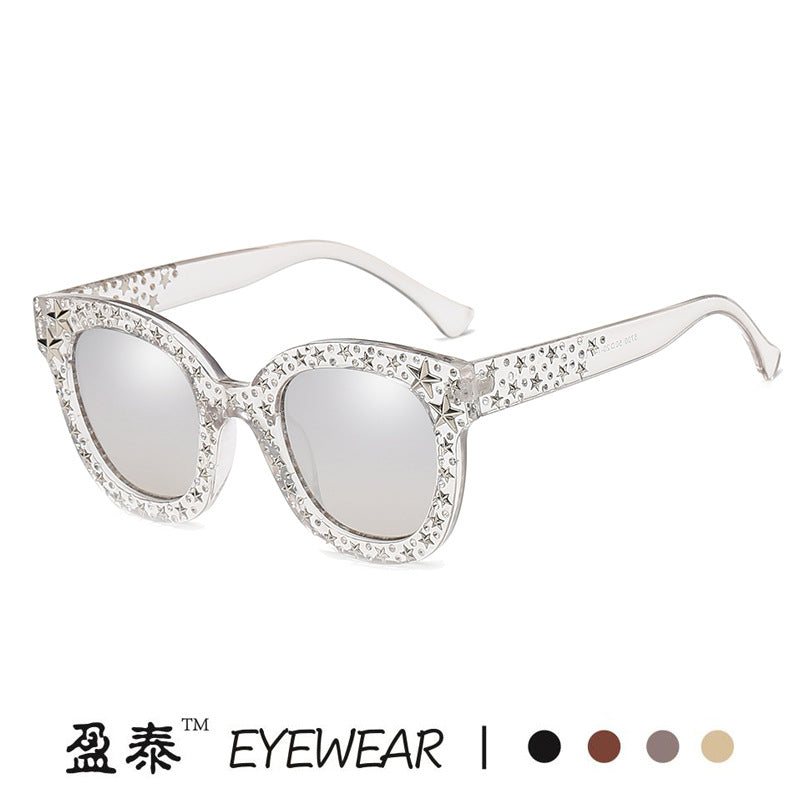 Ladies extravagant Cat-Eye sunglasses with dazzling rhinestone embellishments Kalsten