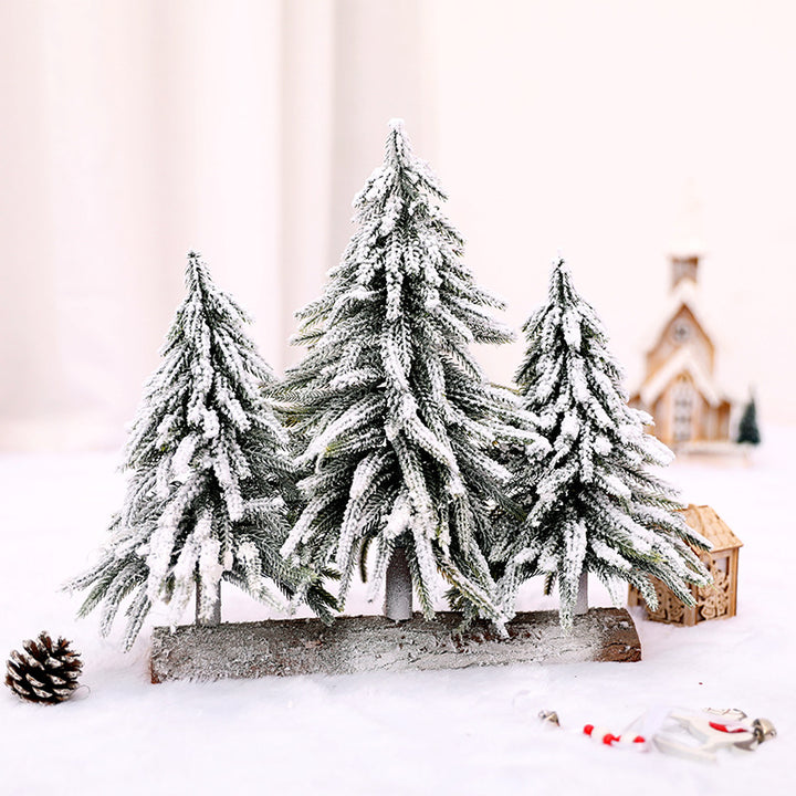 Artificial Snowy Pine Tree Decor