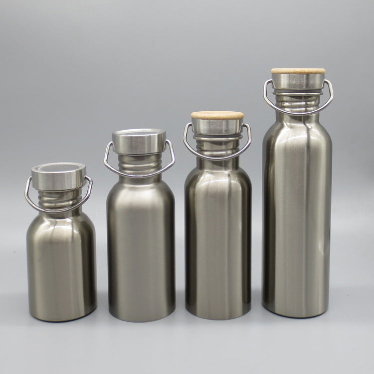 Women's Premium Stainless Steel Water Bottle with Bamboo Lid Kalsten