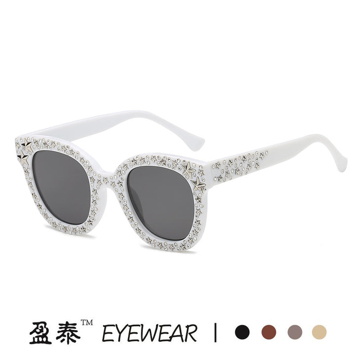 Ladies extravagant Cat-Eye sunglasses with dazzling rhinestone embellishments Kalsten