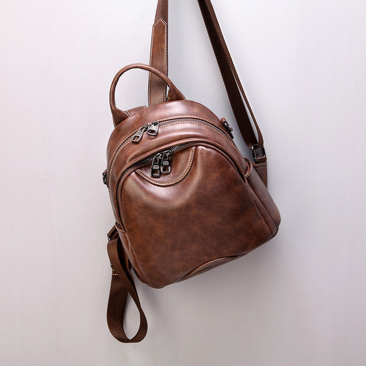 Chic Leather Backpack