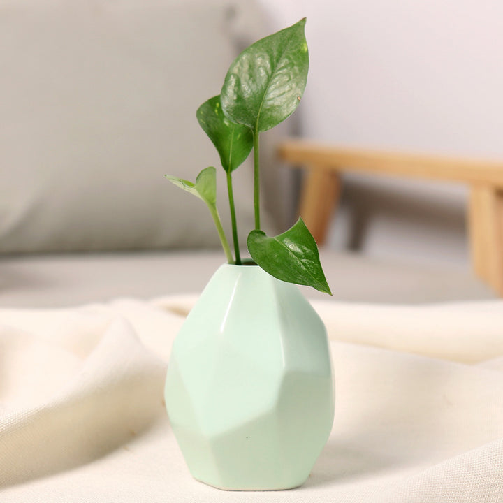 Geometric Ceramic Decorative Vase Kalsten