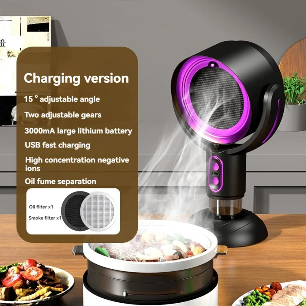 Kalsten | SmokeAway Venti – Portable Air Purifier Fan with Ion Technology and USB Charger