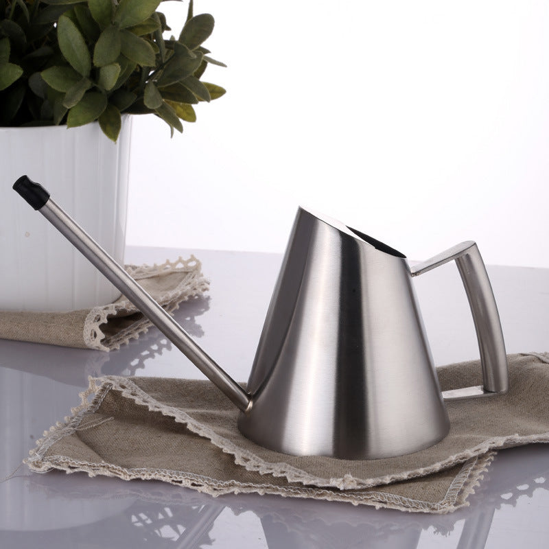 Stylish Stainless Steel Watering Can