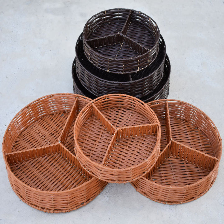 Circular Woven Storage Tray Kalsten
