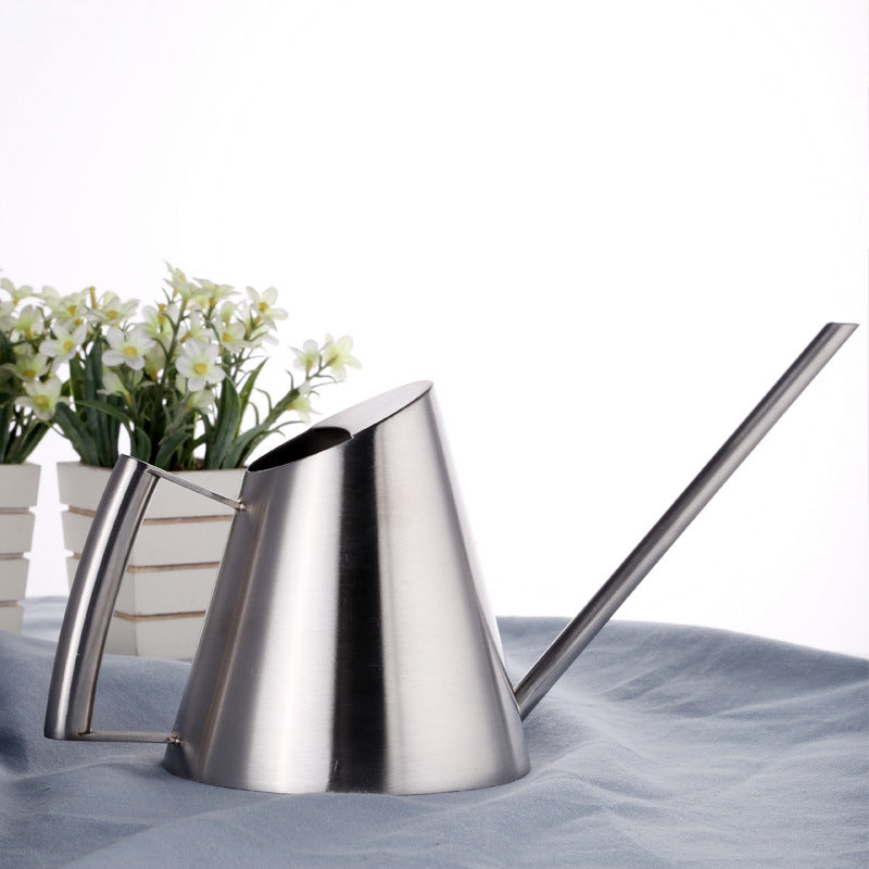 Stylish Stainless Steel Watering Can