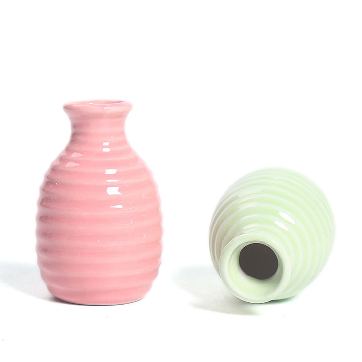 Modern Textured Ceramic Bud Vase Kalsten
