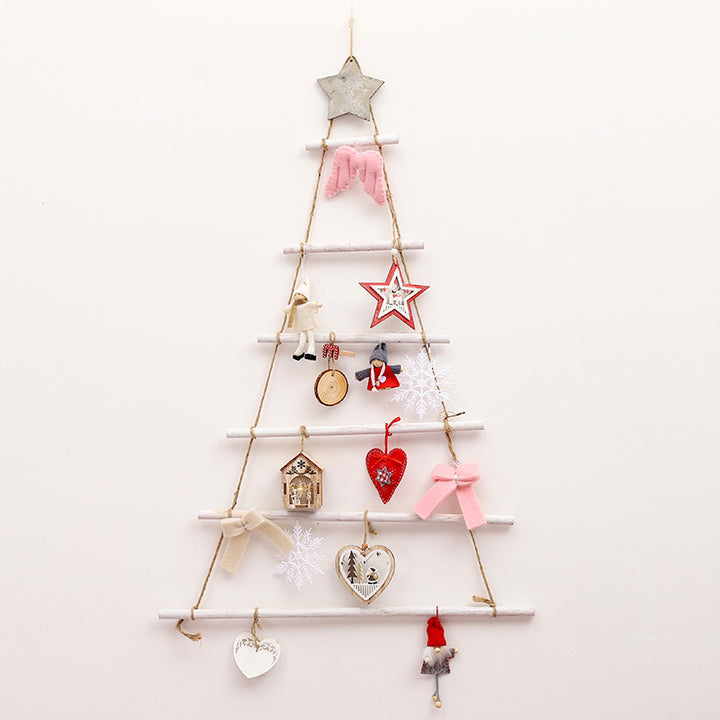 Wooden Christmas Tree Wall Decoration