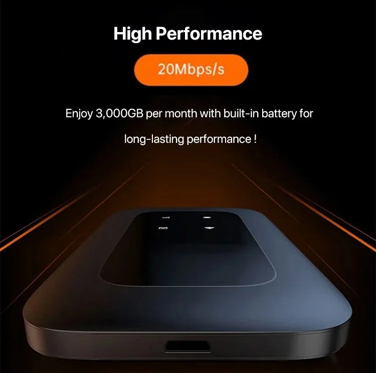 Kalsten | Portable 5G WiFi Router – High-Speed Mobile Wireless Internet Hotspot