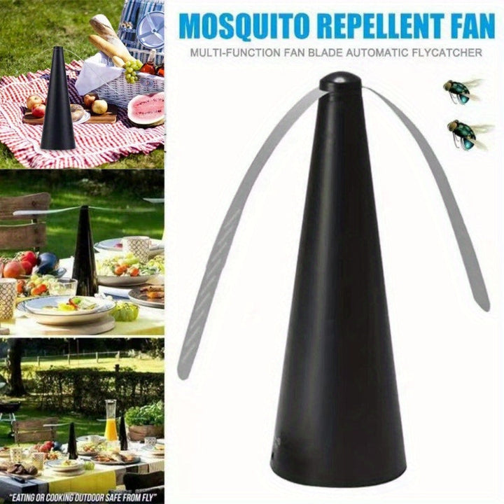 Compact Outdoor Fan Against Mosquitoes and Flies – Mobile and Battery Powered | Kalsten