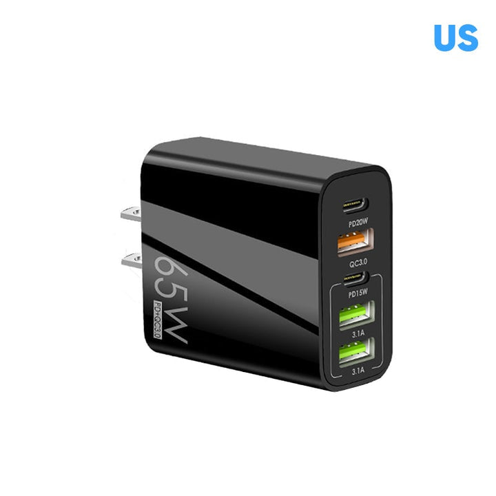Multi-Port Adapter 65W Fast Charger - US Standard | Kalsten