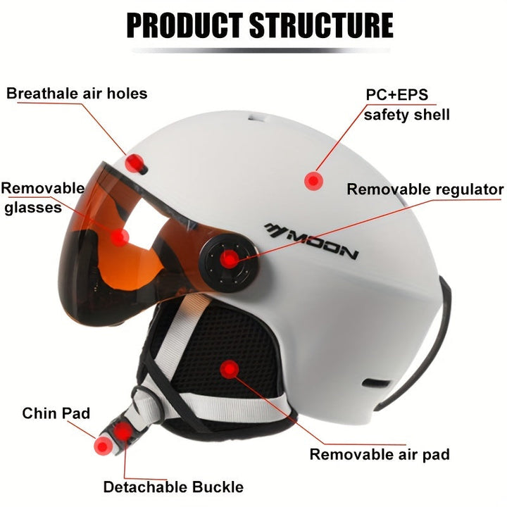 Kalsten | High-Quality Ski Helmet with Removable Parts – Safe and Comfortable for Outdoor Activities