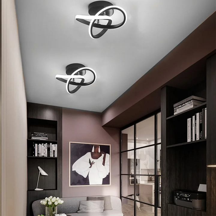Black Metal LED Pendant Lamp Kalsten