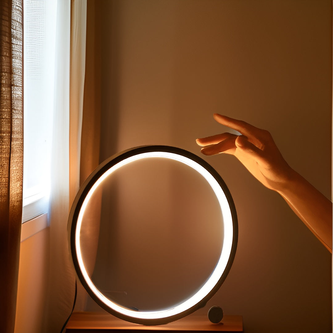 LED Minimalist Dimmable Round Table Lamp - RumiLight | Kalsten