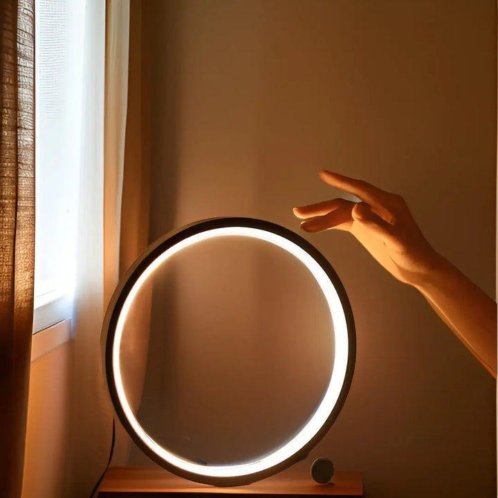 Kalsten | Halo Glo Table Lamp: Elegant LED Lighting With Touch Control