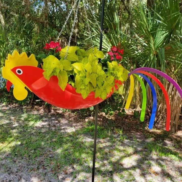 Kalsten | GardenChicken Hanging Pot – The fun decorative bowl for flowers & herbs