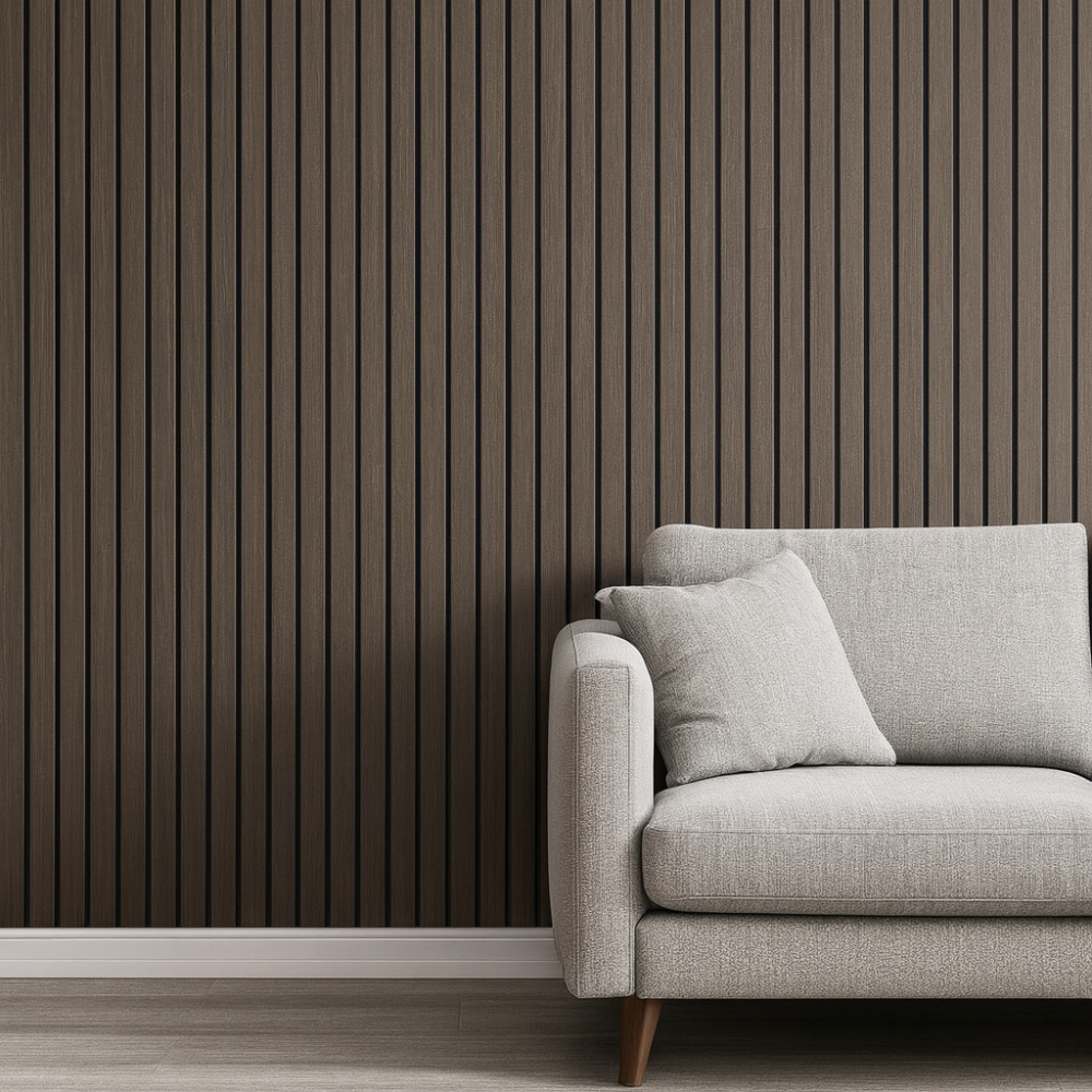 Kalsten | Wall Sticker 3D Wood Look PVC Panel Self Adhesive Waterproof
