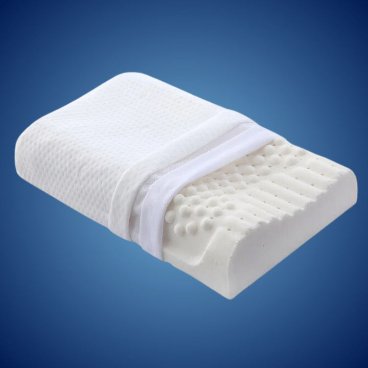 EcoNeck Comfort | 100% Natural Latex Orthopedic Pillow - for Neck Pain - Comfortable and Supportive Pillow - Better Sleep - Wellness Kalsten
