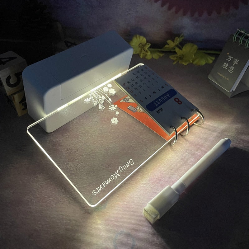 Creative Note Board Led Table Lamp | Kalsten