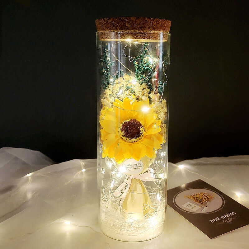New Teacher's Day Gift Sunflower Bouquet Dried Flowers | Kalsten