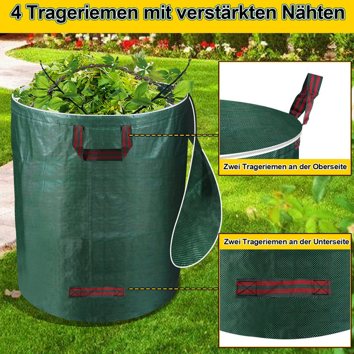 Garden waste bag garden sack 272L with lid | Kalsten