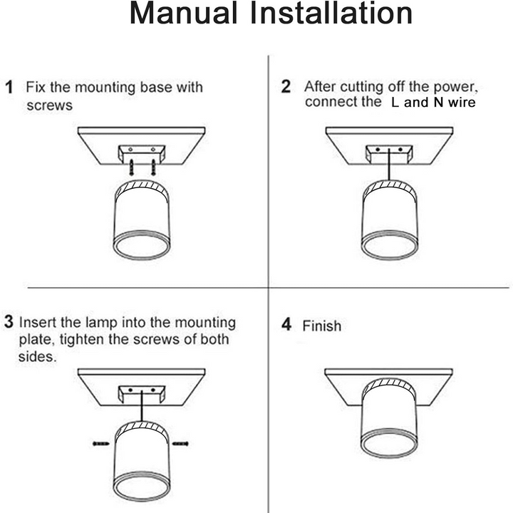 Modern Cylinder LED Flush Mount Ceiling Lamp Kalsten