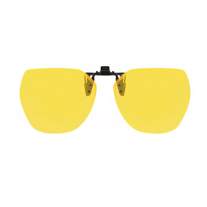 Kalsten | Clip-on Rimless Polarized Sunglasses, with Anti-glare and Flip-Up Design, for Outdoor/Driving