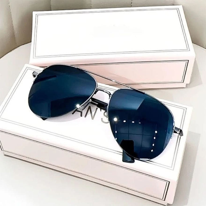Pilot sunglasses for men with gradient lenses UV400 | Kalsten