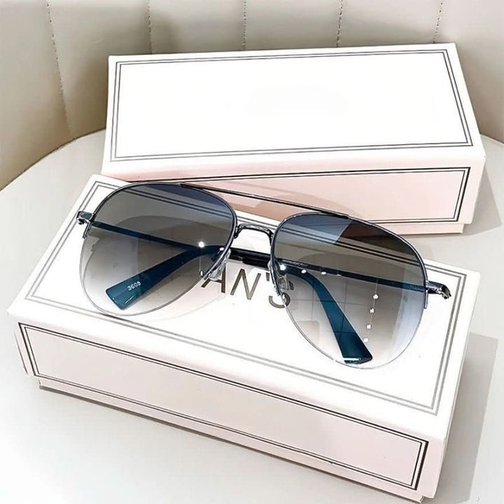 Kalsten | Pilot sunglasses with color gradient and UV400 protection for men