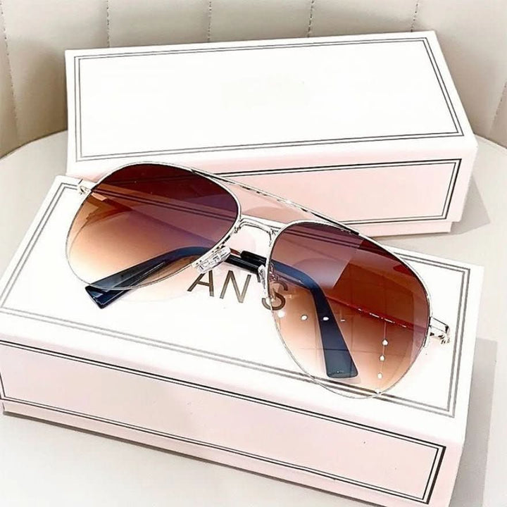 Kalsten | Pilot sunglasses with color gradient and UV400 protection for men