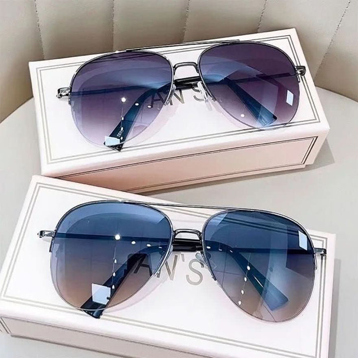 Pilot sunglasses for men with gradient lenses UV400 | Kalsten