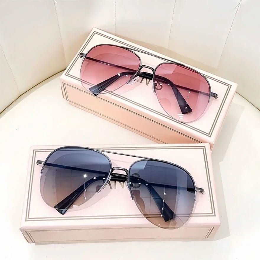 Pilot sunglasses for men with gradient lenses UV400 | Kalsten