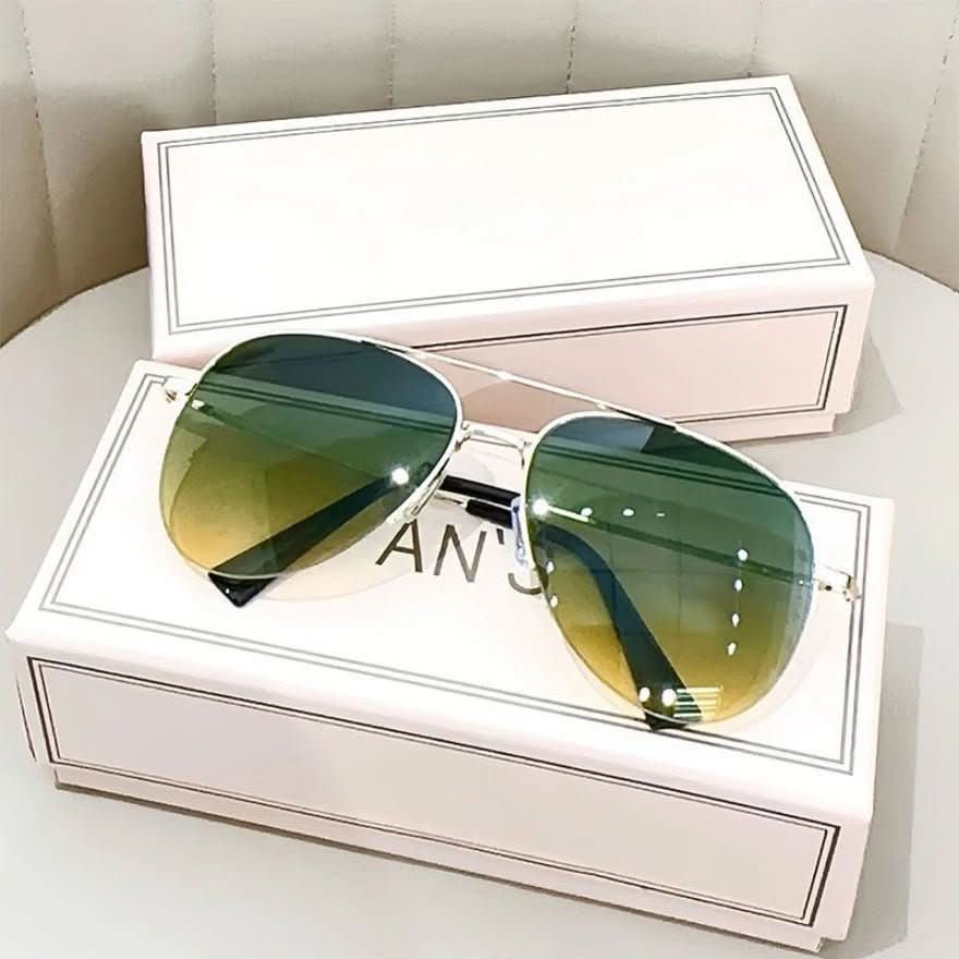 Pilot sunglasses for men with gradient lenses UV400 | Kalsten
