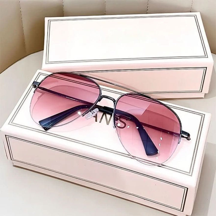 Kalsten | Pilot sunglasses with color gradient and UV400 protection for men