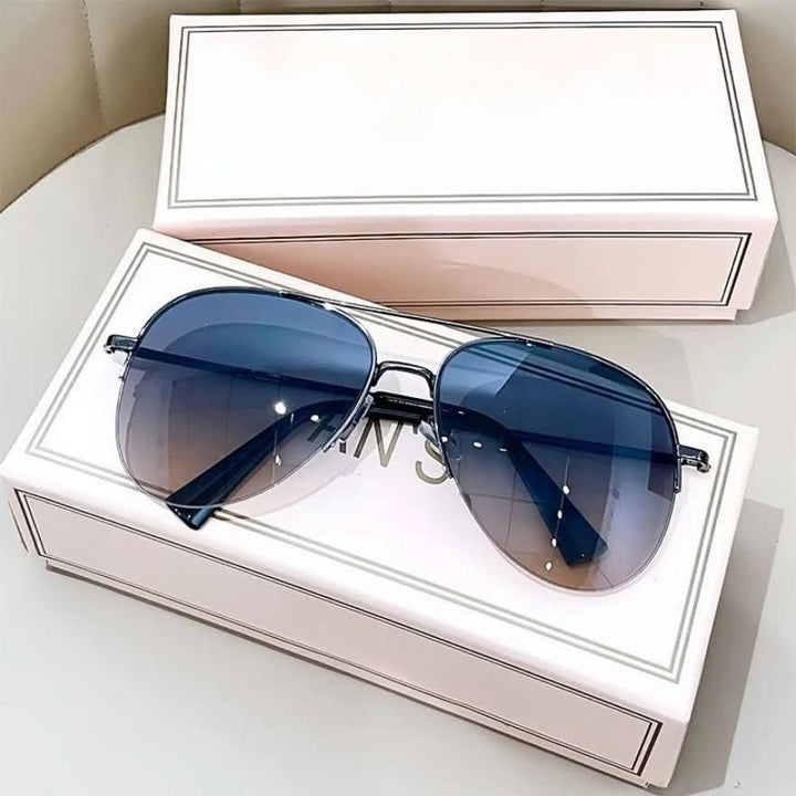 Kalsten | Pilot sunglasses with color gradient and UV400 protection for men