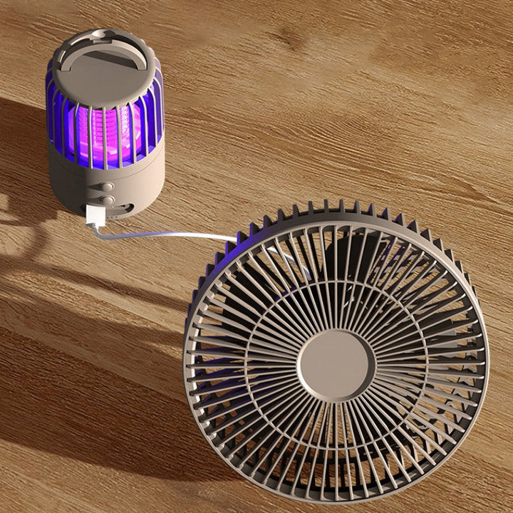 Outdoor 4-In-1 Mosquito Repellent Power Bank Night Light Fan | Kalsten