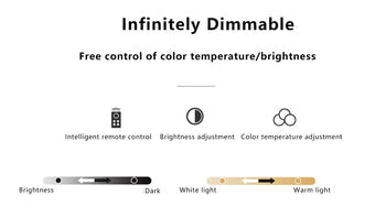 Flush Mount LED Ceiling Light Iron Acrylic 25.6 in Modern Living Room Bedroom Hallway Lighting 3 Color Temperature Adjustable | Kalsten
